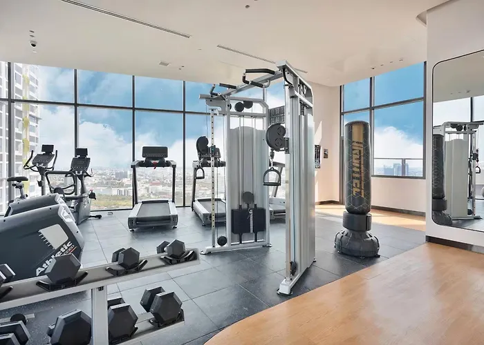 公寓 5 Star Luminous Sukhumvit Infinity Pool Gym Sauna